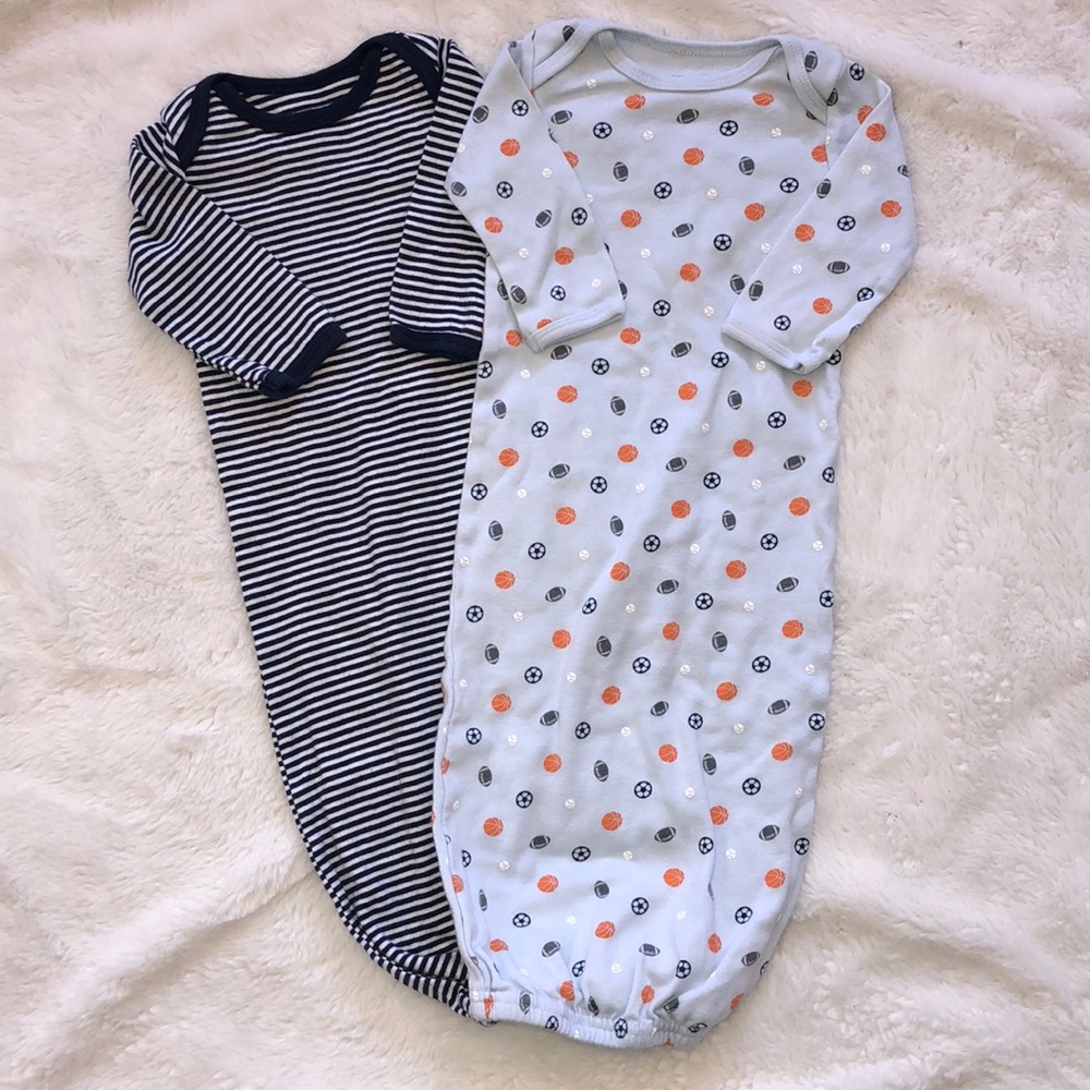 Carter’s Baby Boy Gowns | Size 0-3 months